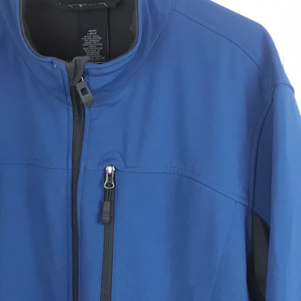 Free Country Soft Shell Blue Jacket Large - Picture 2 of 7